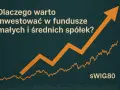 Dlaczego warto inwestować w fundusze małych i średnich spółek? Wykres pokazuje wzrost, sugerując potencjalne zyski.