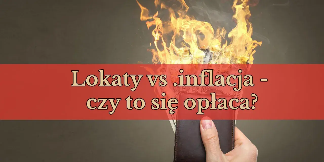 Dłoń trzyma portfel, z którego wydobywają się płomienie i banknoty.