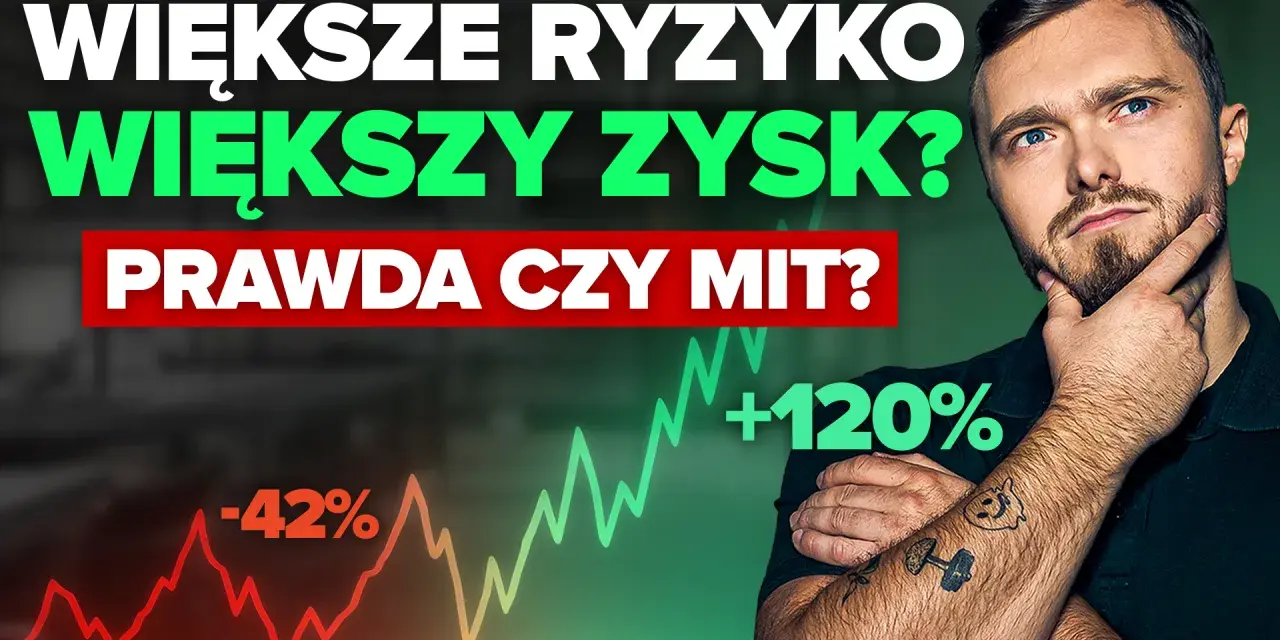 Większe ryzyko, większy zysk? Prawda czy mit? Analiza wykresów giełdowych pokazuje, czy warto grać na giełdzie.
