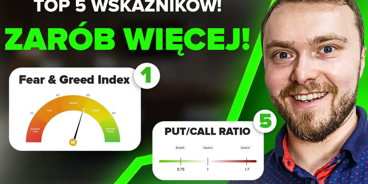 Dowiedz się, ile można zarobić na giełdzie, analizując wskaźniki Fear & Greed Index i Put/Call Ratio.