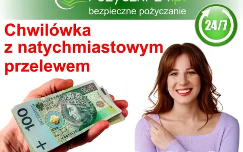 Chwilówka z natychmiastowym przelewem. Sprawdź, jakie oprocentowanie oferuje Pożyczki-24.pl i weź gotówkę w 5 minut!