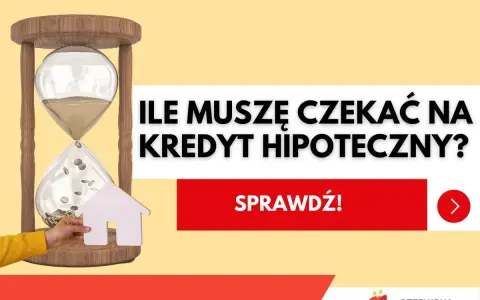 Kiedy mbank decyzja kredytowa ile trwa? Klepsydra z monetami i domkiem symbolizuje czas oczekiwania na kredyt hipoteczny.