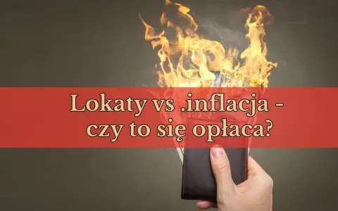 Dłoń trzyma portfel, z którego wydobywają się płomienie i banknoty.