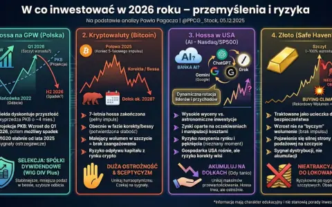 Złoto jako bezpieczna przystań: czy opłaca się inwestować w złoto? Analiza pokazuje potencjalny wzrost, ale też sygnały dystrybucji.