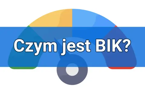 Kolorowy wykres z pytaniem "Czym jest BIK?". Dowiedz się, co to jest BIK i jak wpływa na Twoją zdolność kredytową.