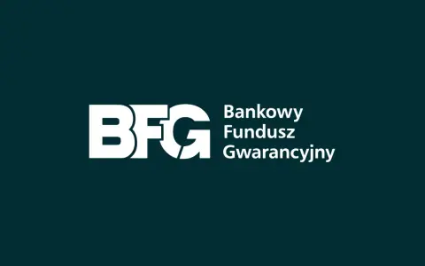 Logo BFG - Bankowy Fundusz Gwarancyjny. Chroni Twoje oszczędności, gdyby bank upadł.