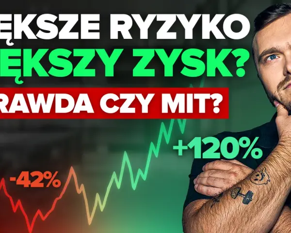 Większe ryzyko, większy zysk? Prawda czy mit? Analiza wykresów giełdowych pokazuje, czy warto grać na giełdzie.
