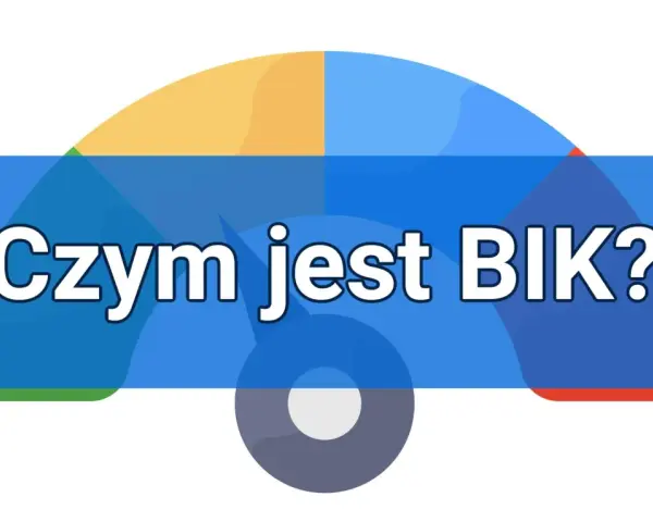 Kolorowy wykres z pytaniem "Czym jest BIK?". Dowiedz się, co to jest BIK i jak wpływa na Twoją zdolność kredytową.