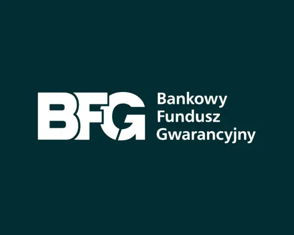 Logo BFG - Bankowy Fundusz Gwarancyjny. Chroni Twoje oszczędności, gdyby bank upadł.