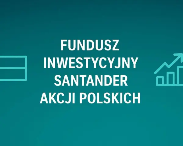 Jak wypłacić pieniądze z funduszu inwestycyjnego Santander Akcji Polskich? Ikony symbolizują inwestycje i wzrost.