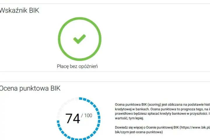 Wskaźnik BIK i ocena punktowa 74/100. Czy Revolut sprawdza BIK? Tak, ocena punktowa BIK jest kluczowa dla banków.