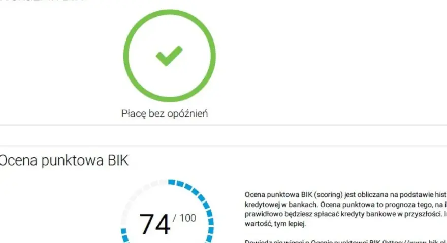 Wskaźnik BIK i ocena punktowa 74/100. Czy Revolut sprawdza BIK? Tak, ocena punktowa BIK jest kluczowa dla banków.