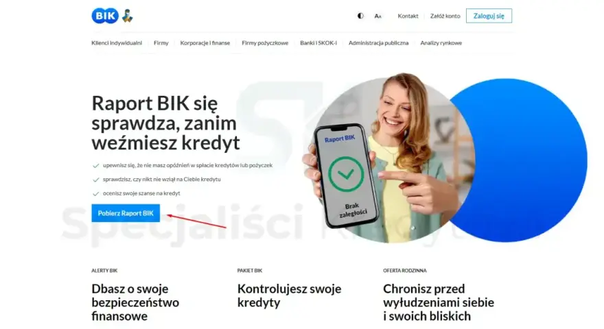 Raport BIK co zawiera: sprawdź, czy nie masz opóźnień, nikt nie wziął na Ciebie kredytu i oceń swoje szanse. Pobierz raport BIK.