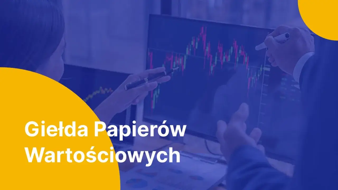 Giełda papierów wartościowych: analiza wykresów cen akcji przez inwestorów.